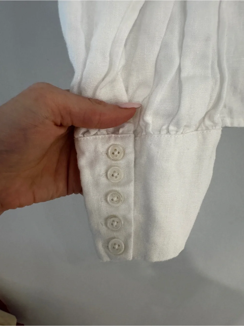 Reformation Stilton White Linen Top - Picture 5 of 5
